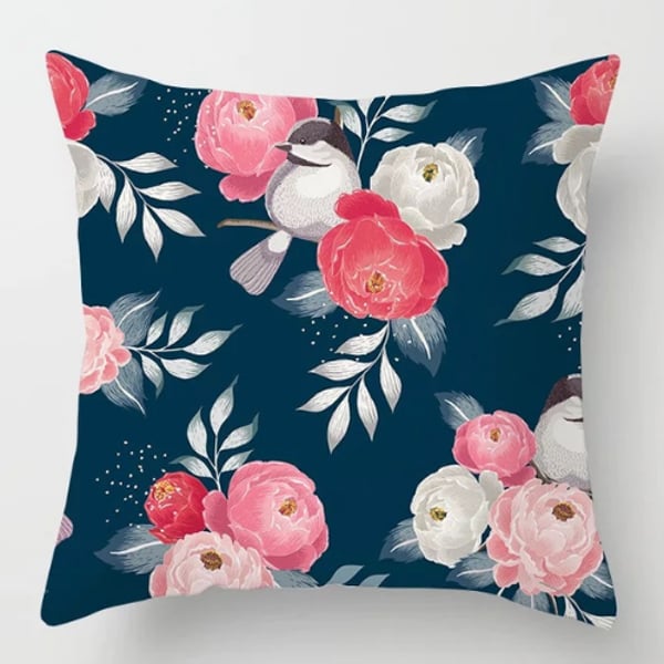 Cushion cover flower hot sale design