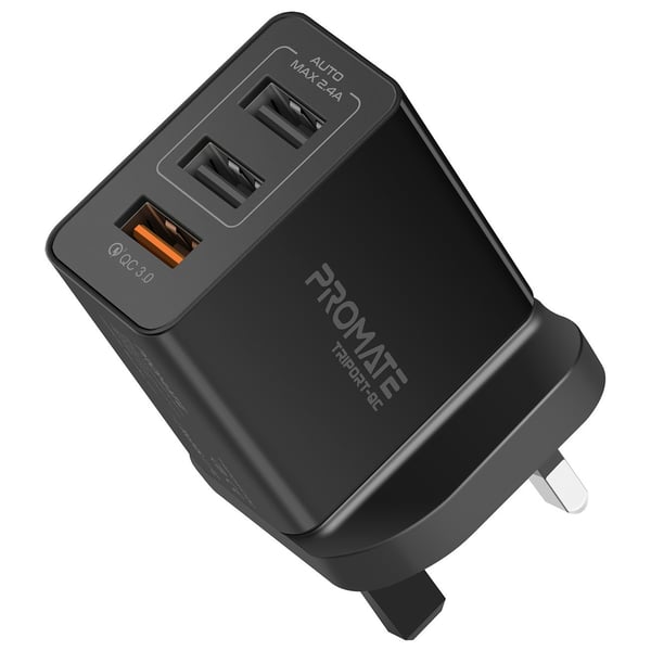 Promate Universal Wall Charger Black