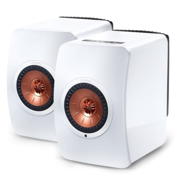 KEF LS50 Wireless Bookshelf Speaker - White (Pair) KEF LS50 Wireless Bookshelf Speaker - White (Pair)