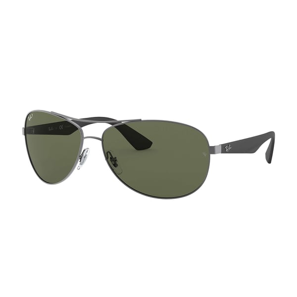 RayBan RB3526-029/9A-63 Black/Gunmetal Metal Polarized Men Sunglasses
