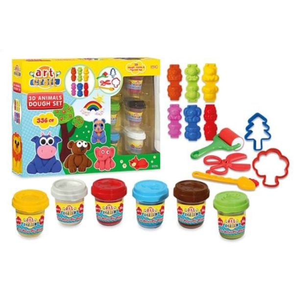 Dede 8693830032956 Art Craft 3D Animals Dough Set Dede 8693830032956 Art Craft 3D Animals Dough Set