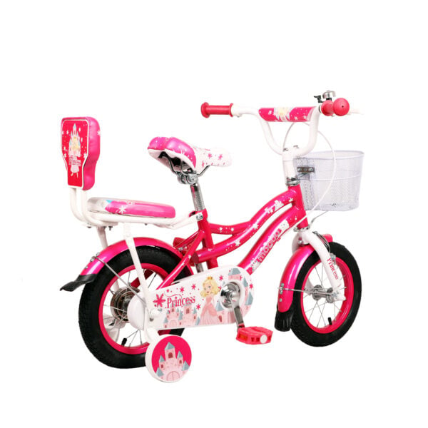 Mogoo Princess Girls Bike 14 Inch Dark Pink