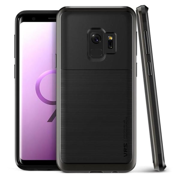 VRS Design High Pro Shield Hard Case Metal Black For Samsung Galaxy S9 Plus - VRSGS9PHPSMB