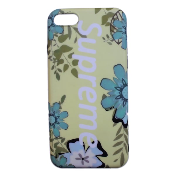 Theodor Soft Green Flowers Case Cover for iPhone SE