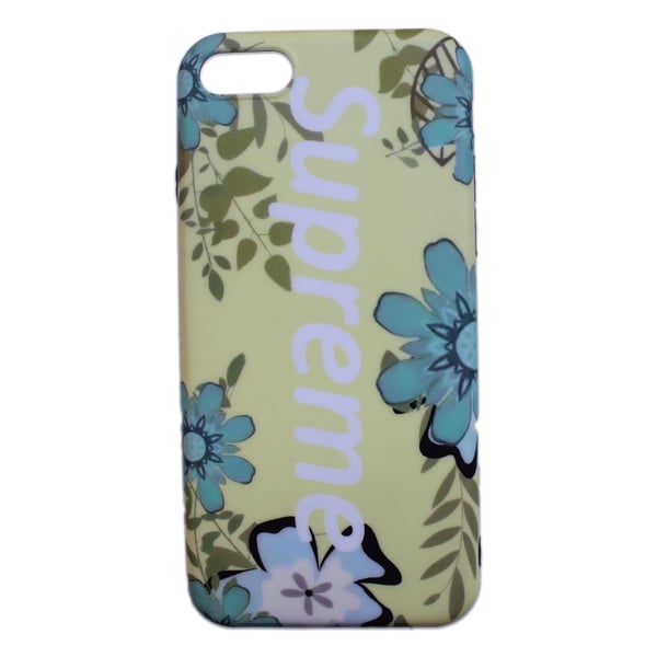 Theodor Soft Green Flowers Case Cover for iPhone SE Theodor Soft Green Flowers Case Cover for iPhone SE
