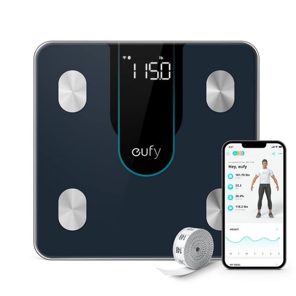 Eufy Smart Scale P2 Black With Bluetooth Eufy Smart Scale P2 Black With Bluetooth