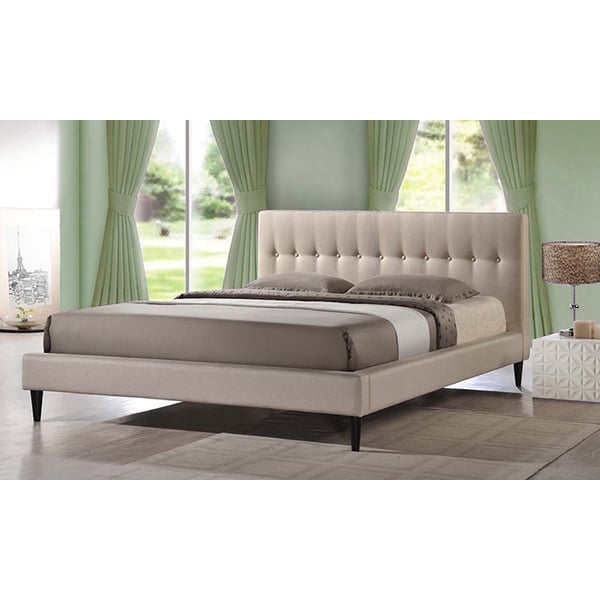 Lilly queen shop upholstered platform bed