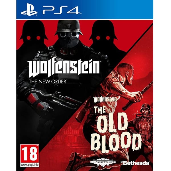 PS4 Wolfenstein The New Order & The Old Blood Double Pack Game