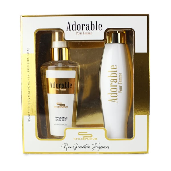 Armaf Style Parfum Adorable Pour Women Body Mist 100ml + Edp 100ml Gift Set Special Offer