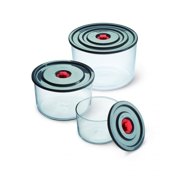 Simax SMX.50965 Storage Dish Set 3pcs With Lid 0.35-1-2L Simax SMX.50965 Storage Dish Set 3pcs With Lid 0.35-1-2L
