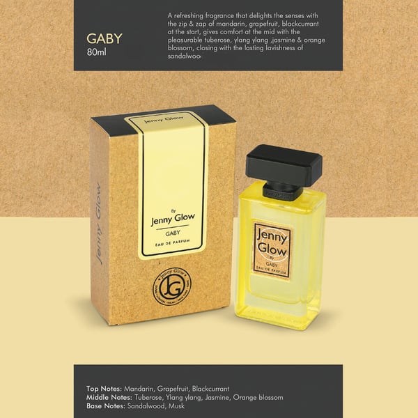 Jenny Glow C By Gaby for Unisex, Pure Fragrance, Eau De Parfum 80ml Yellow, from House of Sterling Jenny Glow C By Gaby for Unisex, Pure Fragrance, Eau De Parfum 80ml Yellow, from House of Sterling