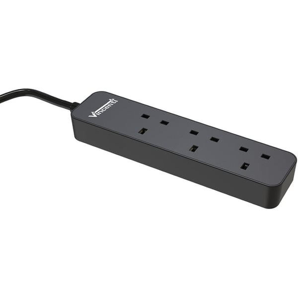 Vincenti VPCSBK33 3 Way Extension Socket Vincenti VPCSBK33 3 Way Extension Socket
