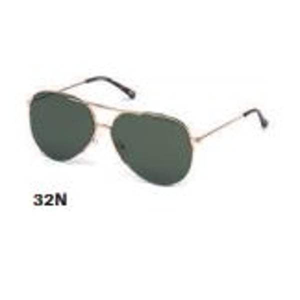 Skechers Gold Metal Non-Polarized Men Sunglasses SE605232N60
