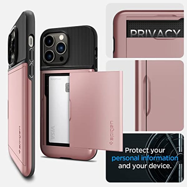 Spigen Slim Armor CS designed for iPhone 14 Pro Max case cover (2022) - Rose Gold Spigen Slim Armor CS designed for iPhone 14 Pro Max case cover (2022) - Rose Gold