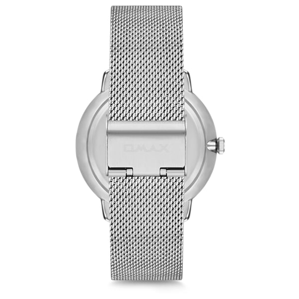 Omax Dome Series Silver Mesh Analog Watch For Men DCD003P46I Omax Dome Series Silver Mesh Analog Watch For Men DCD003P46I