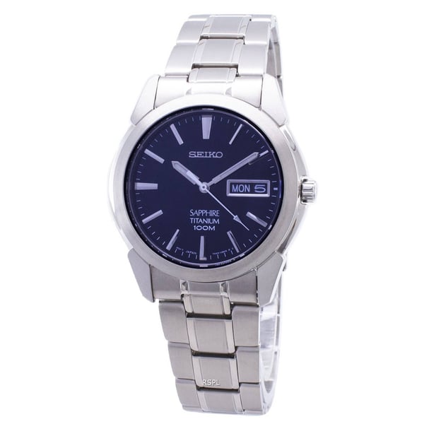 Buy Seiko Titanium Sapphire Silver Metal Analog Watch For Men SGG729P1  Online in UAE | Sharaf DG