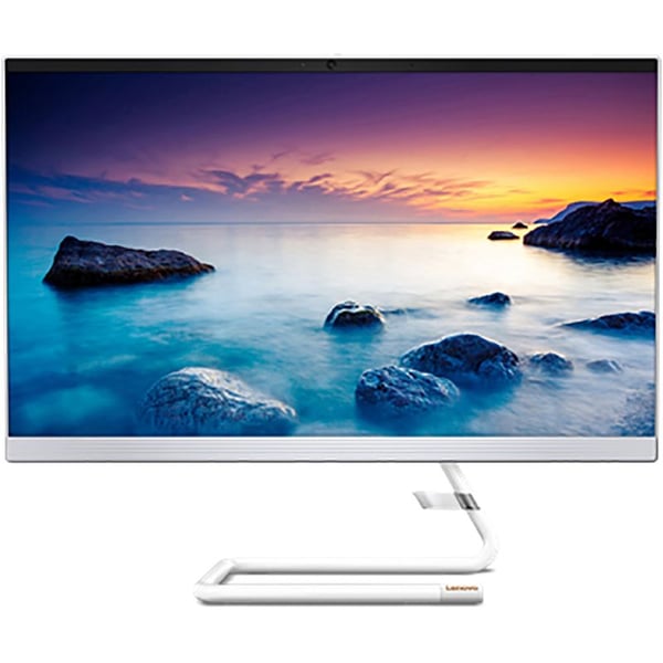 Lenovo Ideacentre A340-24ICK F0ER00CKAX All in One Desktop - i5 3.4GHz 8GB 512GB 2GB Win10 Home 23.8inch FHD Foggy White Arabic/English Keyboard Lenovo Ideacentre A340-24ICK F0ER00CKAX All in One Desktop - i5 3.4GHz 8GB 512GB 2GB Win10 Home 23.8inch FHD Foggy White Arabic/English Keyboard