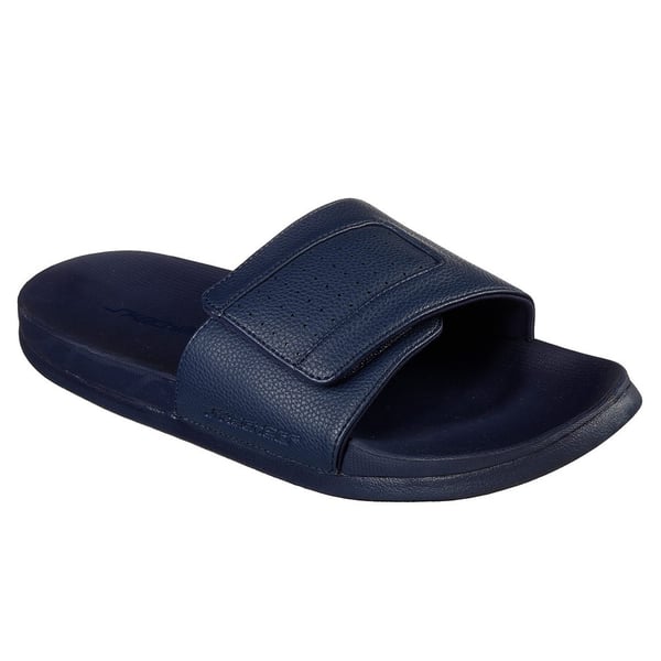 Skechers Men Sports Shoes Velcro Strap Slide Sandal 51807-NVY