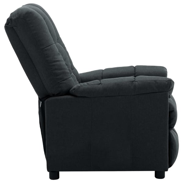 vidaXL Recliner Dark Grey Fabric vidaXL Recliner Dark Grey Fabric