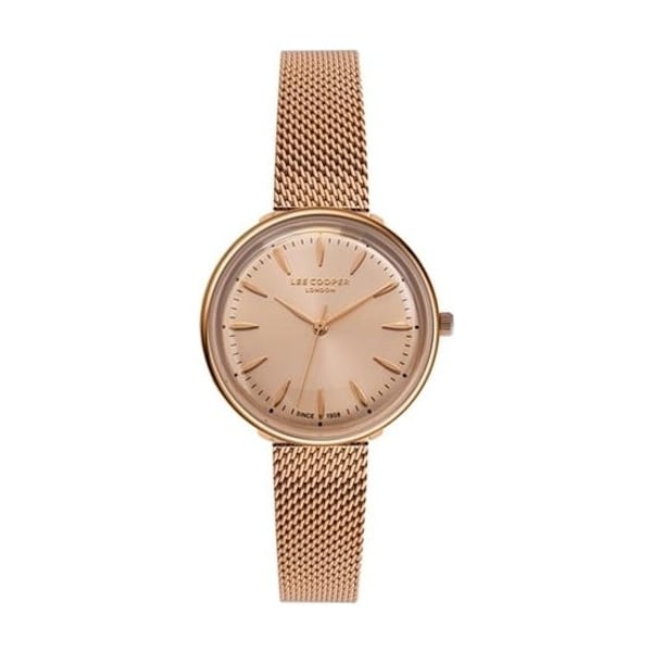 Lee Cooper Women's Analog Rose Gold Dial Watch - LC07087.410