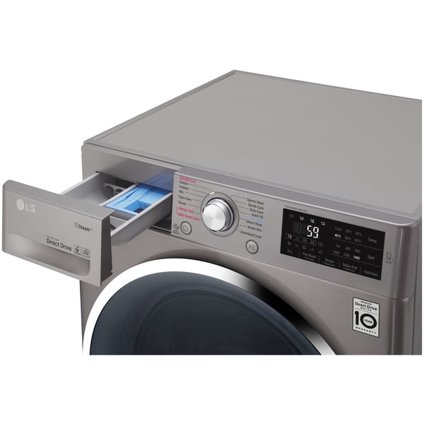 LG 8kg Washer & 5kg Dryer F4J6TGP2S, Steam™ , 6motion DD, Inverter Direct Drive™ LG 8kg Washer & 5kg Dryer F4J6TGP2S, Steam™ , 6motion DD, Inverter Direct Drive™