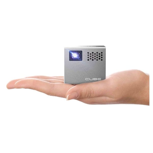Merlin Pocket Beam Cube 2 Portable Projector - Grey Merlin Pocket Beam Cube 2 Portable Projector - Grey
