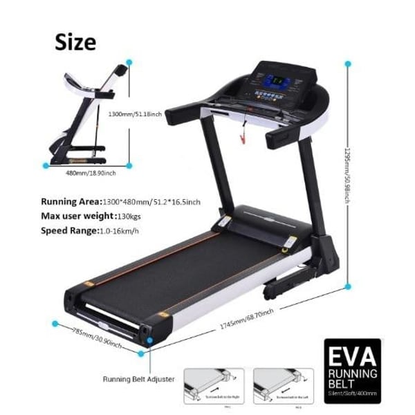Marshal Fitness Low Noise Two Motors Home Use Treadmill Marshal Fitness Low Noise Two Motors Home Use Treadmill