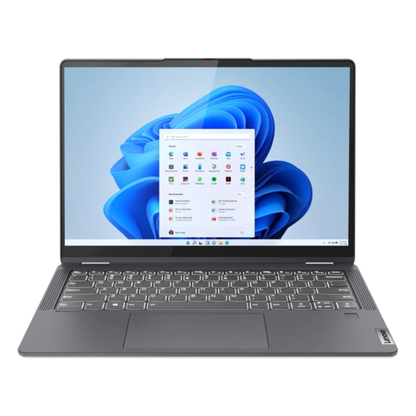 Lenovo Ideapad Flex 5 2-in-1 Laptop - AMD Ryzen 7-5700U / 14inch WUXGA / 512GB SSD / 16GB RAM / Shared AMD Radeon Graphics / Windows 11 Home / English & Arabic Keyboard / Grey - [82R90070AX]