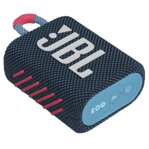 JBL GO 3 Bluetooth Portable Waterproof Speaker Blue Pink