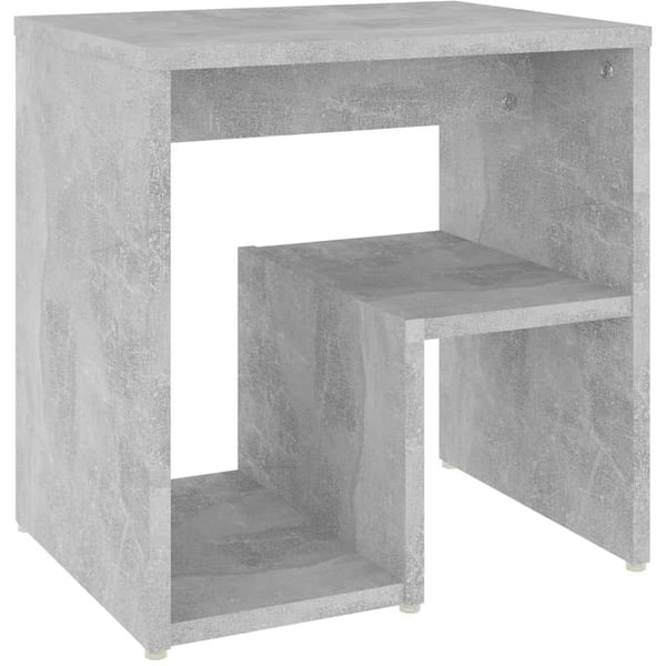 Vidaxl Bed Cabinet Concrete Grey 40x30x40 Cm Engineered Wood