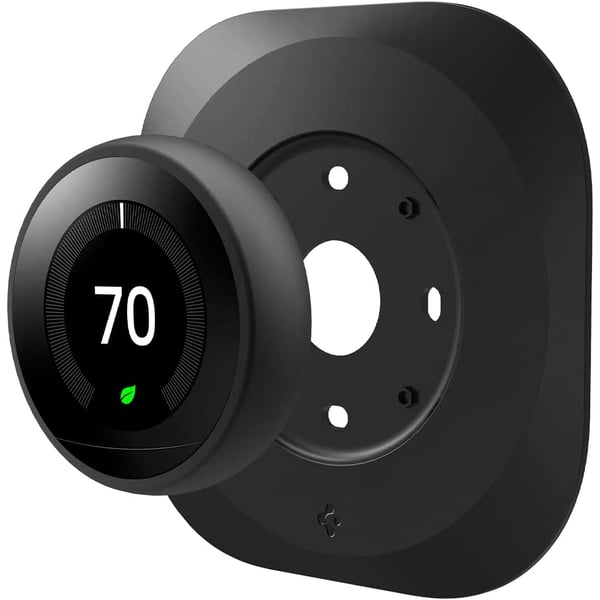Buy Spigen Wall Plate Designed for Google Nest Learning Thermostat Matte Black Online in UAE