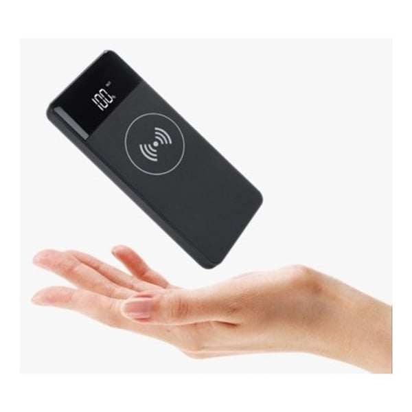 Inet Wireless Power Bank 10000mAh with QC and PD Charging Black Inet Wireless Power Bank 10000mAh with QC and PD Charging Black