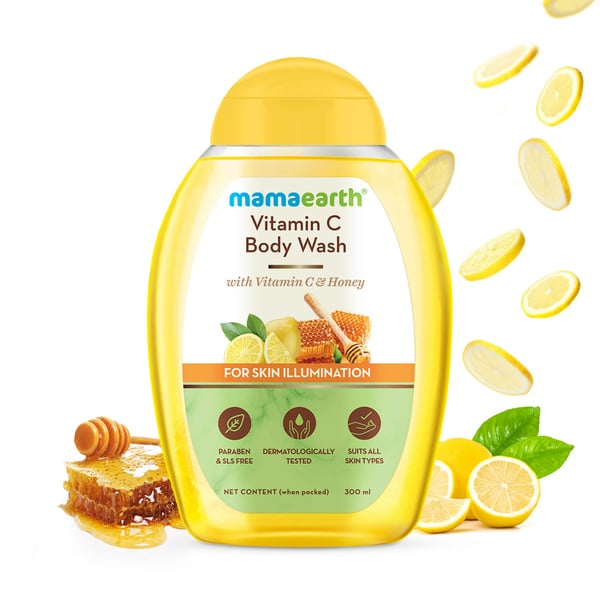 Mamaearth Vitamin C Body Wash300 Ml