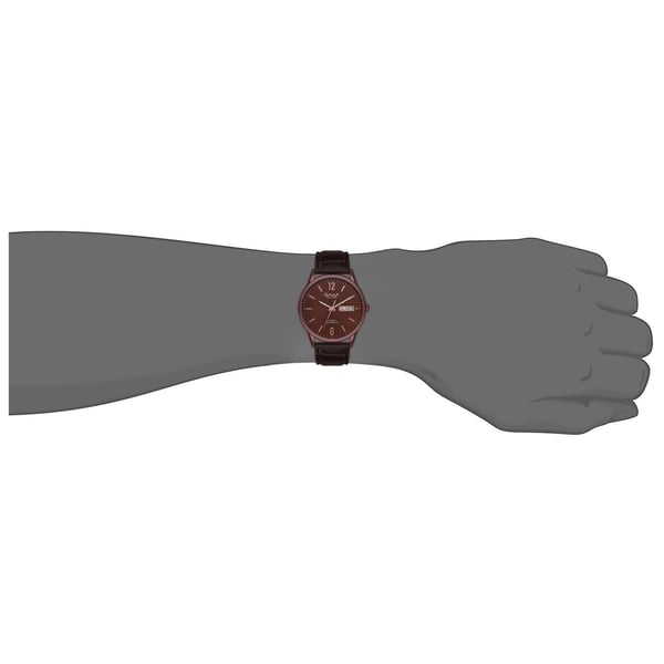 Omax Classic Series Brown Leather Analog Watch For Men JD01F55I Omax Classic Series Brown Leather Analog Watch For Men JD01F55I