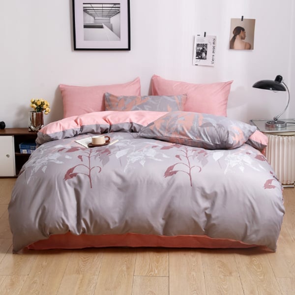 Buy LUNA HOME Queen/Double Size 6 Pieces set, Reversible Leaves Design