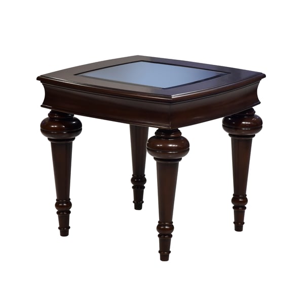 Radomil End Table Dark Brown Wooden