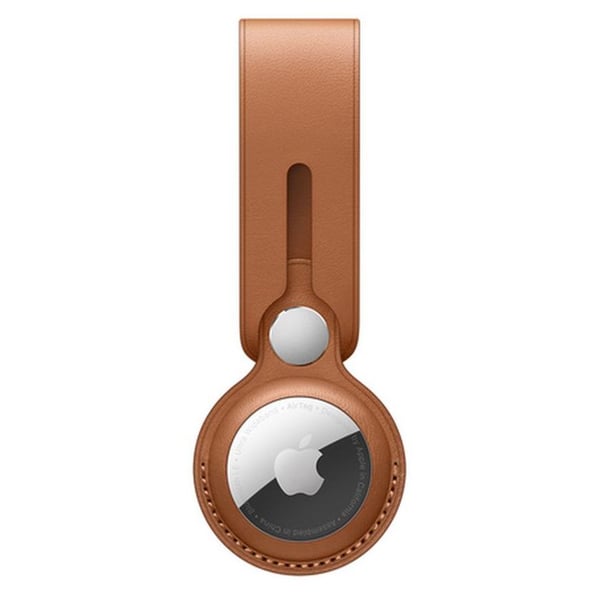 Apple AirTag Leather Loop - Saddle Brown Apple AirTag Leather Loop - Saddle Brown