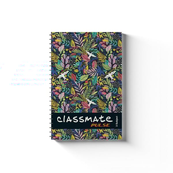 Classmate 3 Subject Book Spiral 297 X 210, 60-gsm Single Line 240 Pages, Single Piece Classmate 3 Subject Book Spiral 297 X 210, 60-gsm Single Line 240 Pages, Single Piece