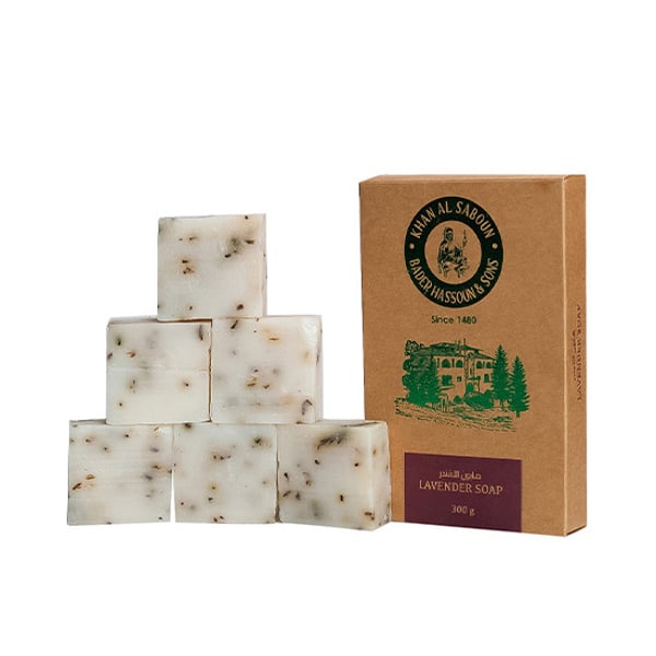 Khan Al Saboun Lavender Soap Packet 300g Khan Al Saboun Lavender Soap Packet 300g