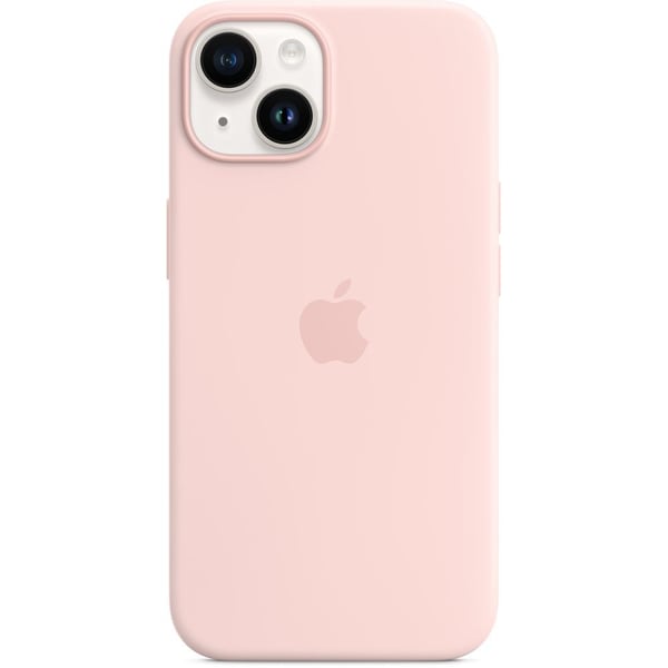 Apple iPhone 14 Silicone Case Chalk Pink with MagSafe Apple iPhone 14 Silicone Case Chalk Pink with MagSafe