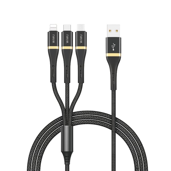 Wiwu ELITE Type C To Light Data Cable 2m Black Wiwu ELITE Type C To Light Data Cable 2m Black