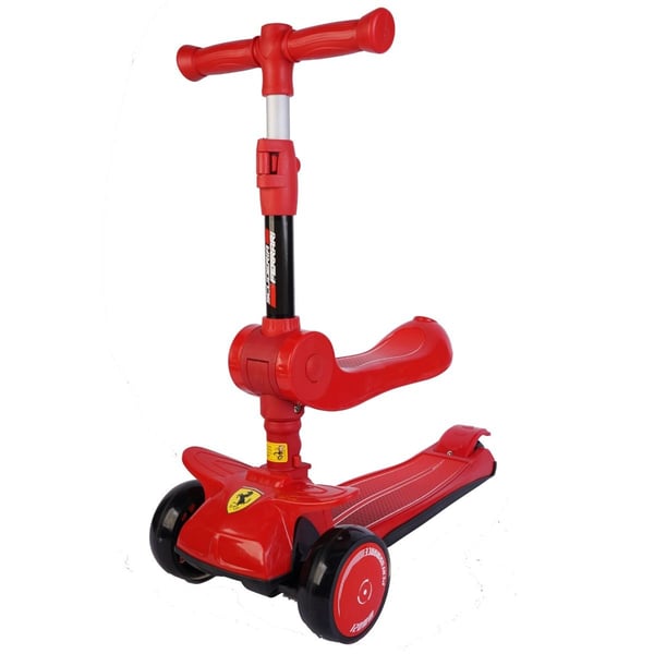 Ferrari 3 in 1 Foldable Scooter Red FXK75
