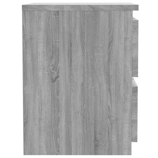 vidaXL Bedside Cabinets 2 pcs Grey Sonoma 30x30x40 cm Engineered Wood