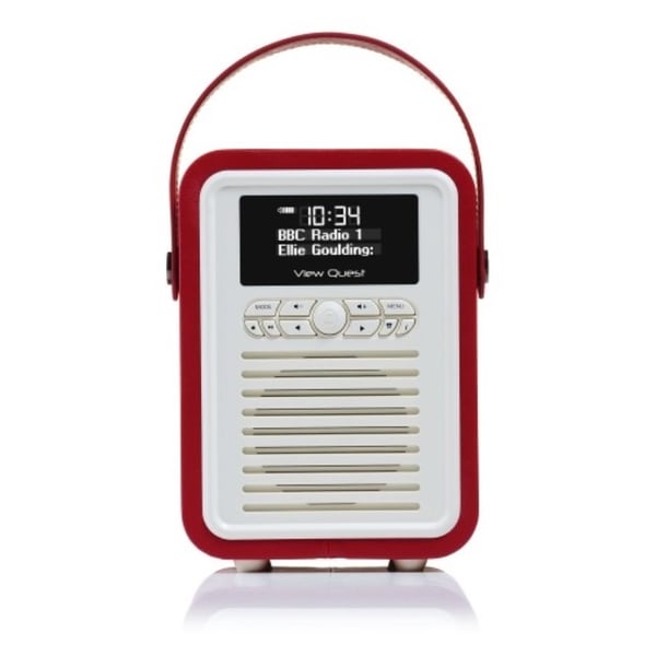 Viewquest Retro Mini Radio Red Viewquest Retro Mini Radio Red