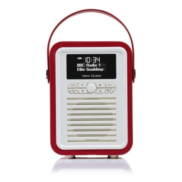 Viewquest Retro Mini Radio Red