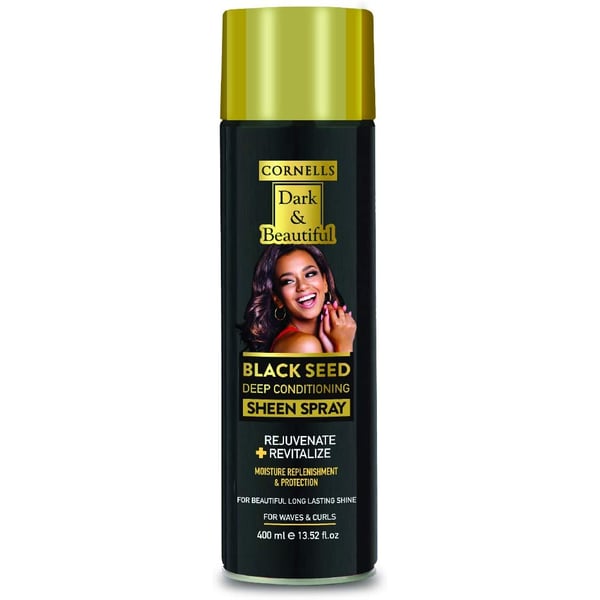 Cornells Dark & Beauty Sheen Spray Black Seed 400ml Spray For Protection