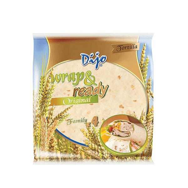 Buy Dijo Wrap & Ready Original Wheat Tortilla 250g Online in UAE