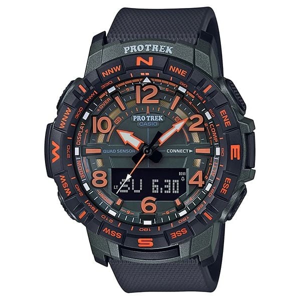 Casio PRT-B50FE-3 Protrek Black Resin Analog/Digital Watch Men