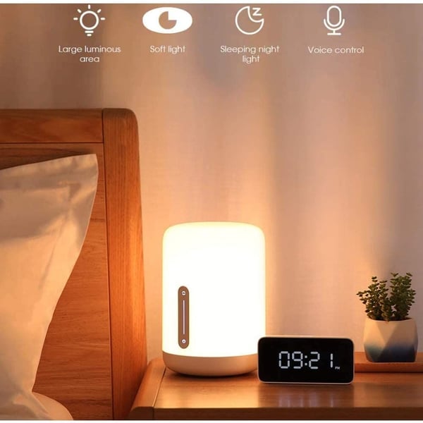 Smart Double Bedside Light Lamp 140*140*200 mm