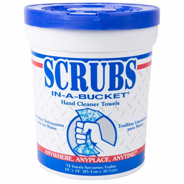 Scrubs Hand Cleaner Towels (72 pcs)